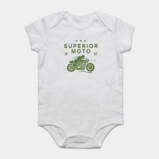 Superior Moto Racing Baby Bodysuit
